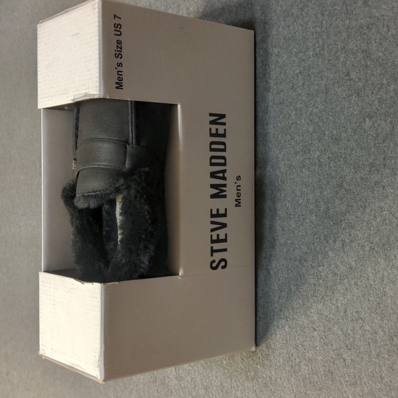 Steve Madden Daddeeo Slippers, Men's Size 7 M, Black - Picture 5 of 6